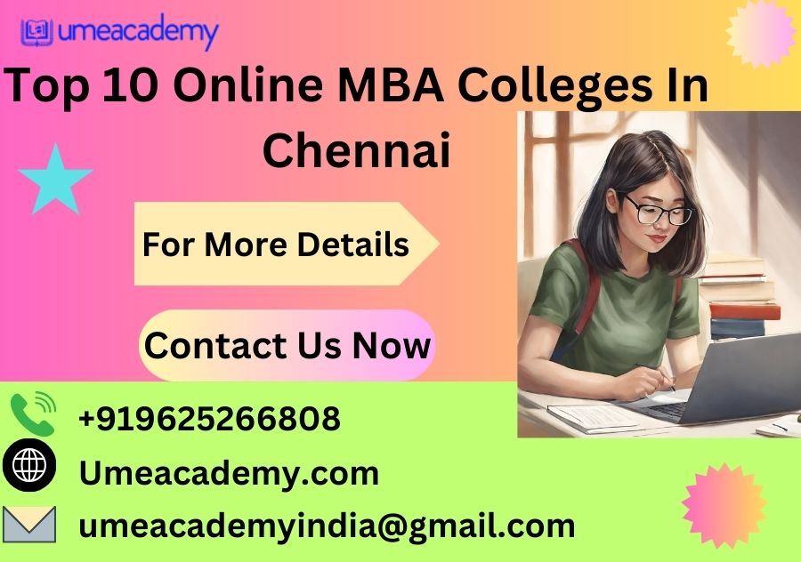 Top 10 Online Mba Colleges In Chennai